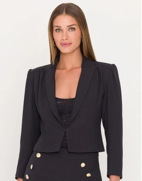 Generation Love Georgie Crepe Blazer - Black