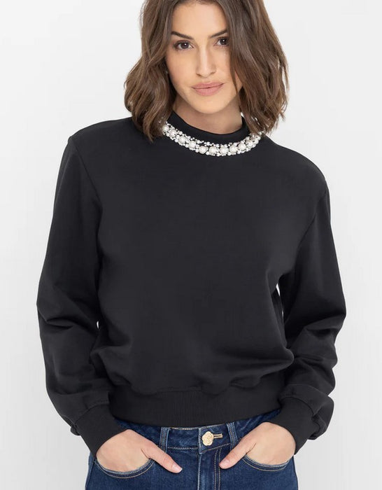 Generation Love Jill Embellished Sweatshirt - Black
