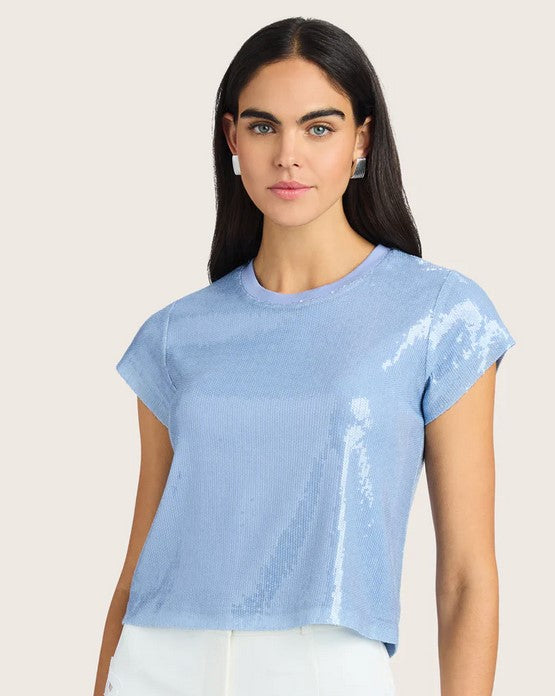 Generation Love Kai Sequin Tee - Opal