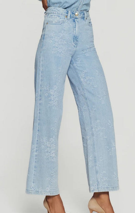 Generation Love Milagro Floral Jeans - Light Blue
