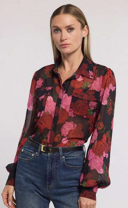Generation Love Oslo Floral Blouse - Floral Fantasy Red