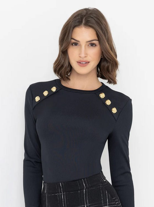 Generation Love Patton Rib Top - Black