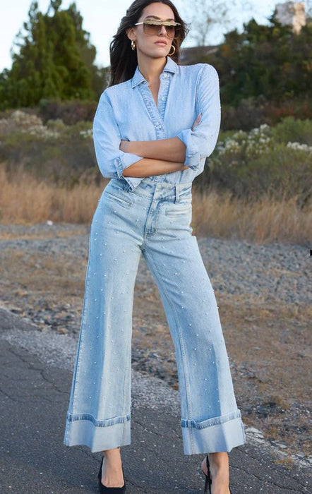Generation Love Raquel Pearl Jeans - Ligh Blue