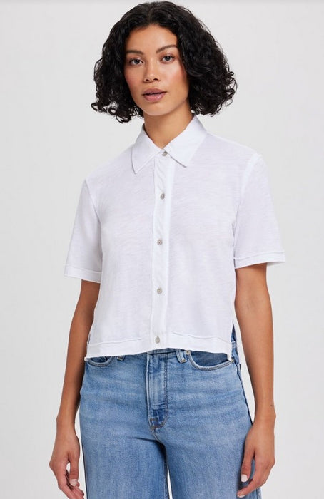 Goldie Short Sleeve Shirt - White