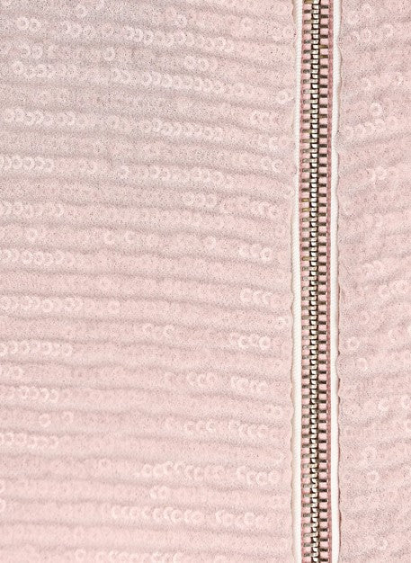 Herno Sequin Embellished Coat - Milk