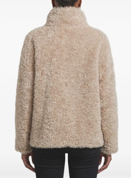 Herno Knitted Sherpa Coat - Chantilly