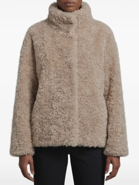 Herno Knitted Sherpa Coat - Chantilly