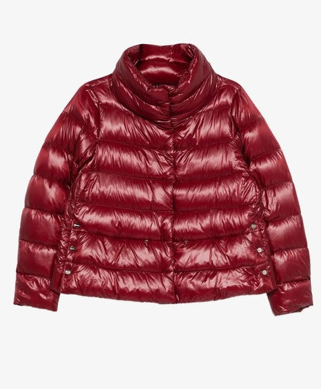 Herno Side Button Coat - Bordeaux