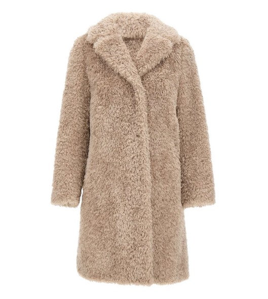 Herno Faux Fur Long Coat - Chantily