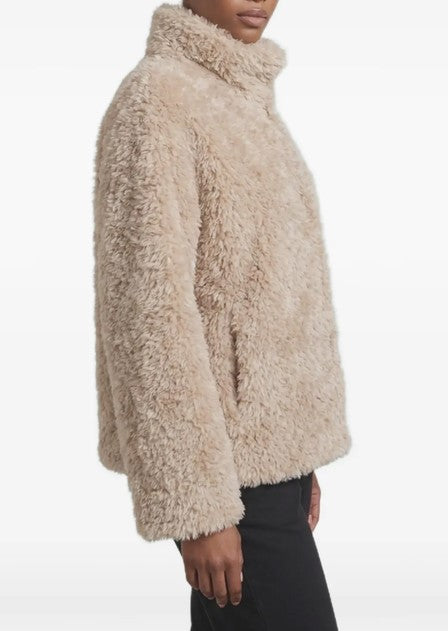 Herno Knitted Sherpa Coat - Chantilly