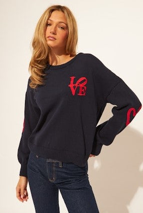 John & Jenn Midnight Love Sweater - Midnight