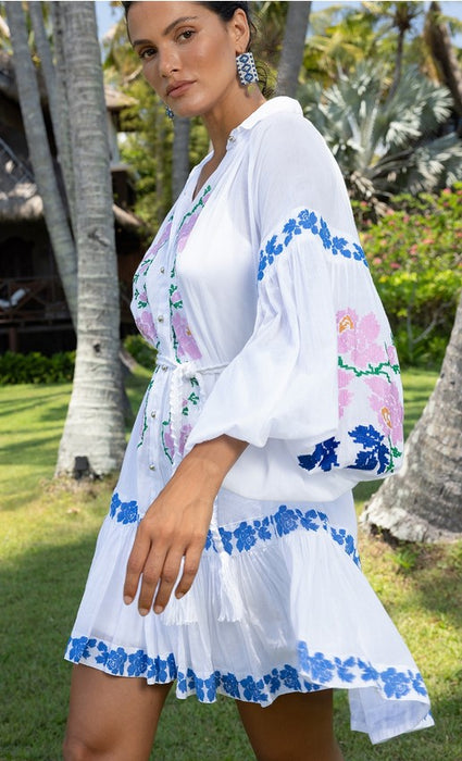 Miss June Jodie Dress - White