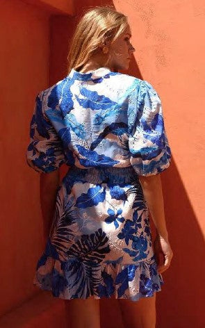 Kasia Anafi Mao Dress - Blue