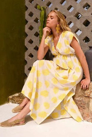 Kasia Symi Dress - Yellow