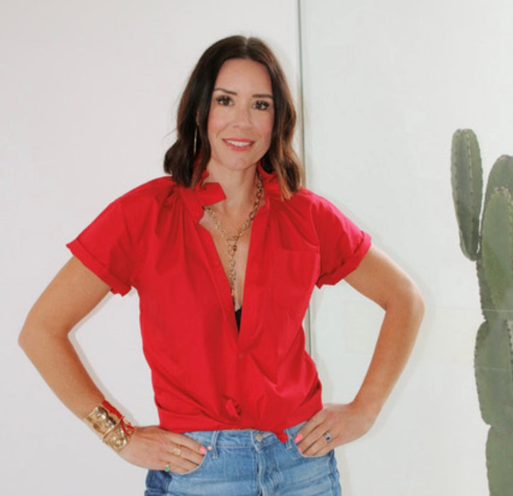 KMJ Design  Quarantini Shirt - Red
