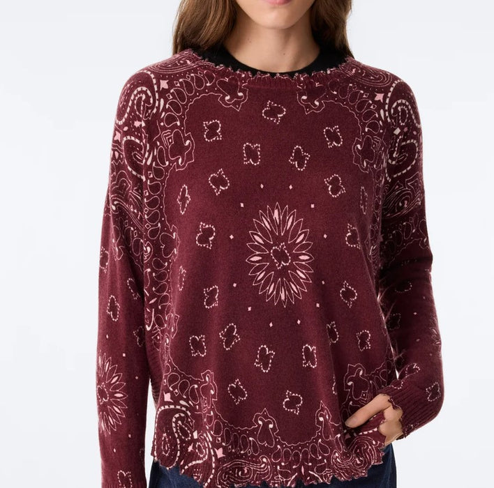 Kujten Mela Bandana Bico Sweater - Milano Bordeaux
