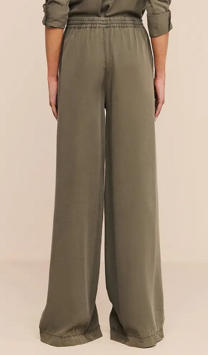 L'Agence Connie Drawstring Trouser - Smokey Olive