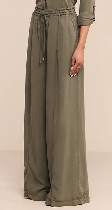 L'Agence Connie Drawstring Trouser - Smokey Olive