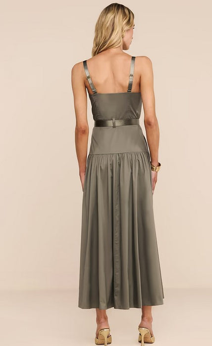 L'Agence Rima Dress - Smokey Olive