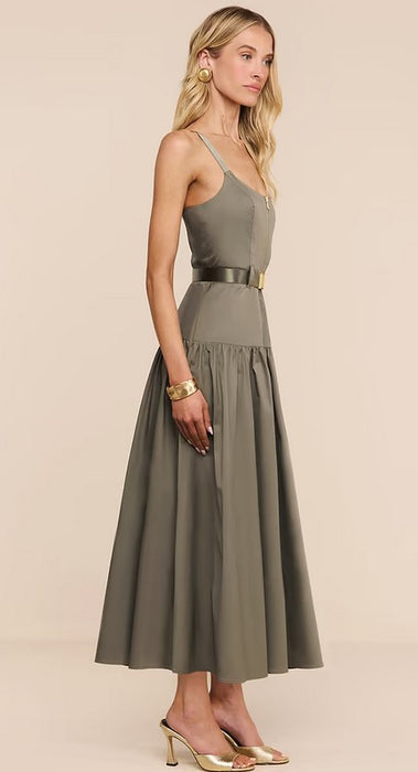L'Agence Rima Dress - Smokey Olive