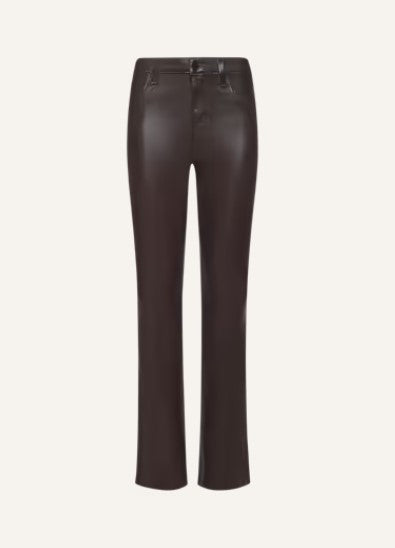 L'Agence Ruth High Rise Coated Jeans - Dark Java