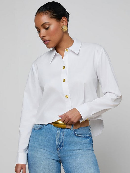 L'Agence Cosette Top - White