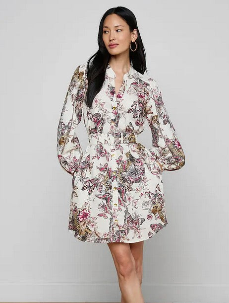 L'Agence Kiersten Long Sleeve - Butterfly Jungle