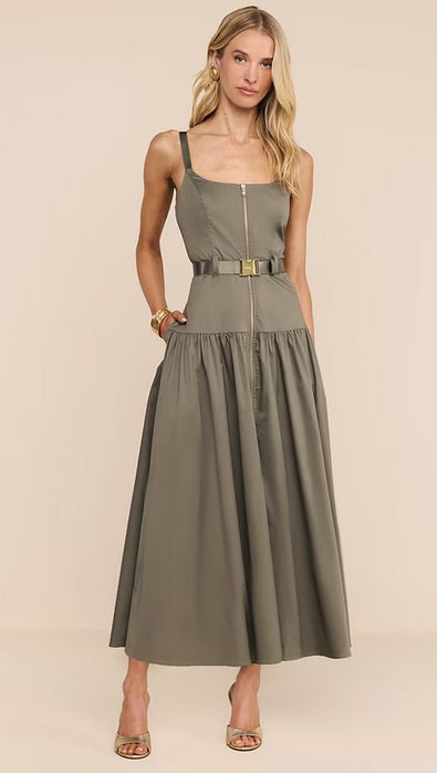 L'Agence Rima Dress - Smokey Olive