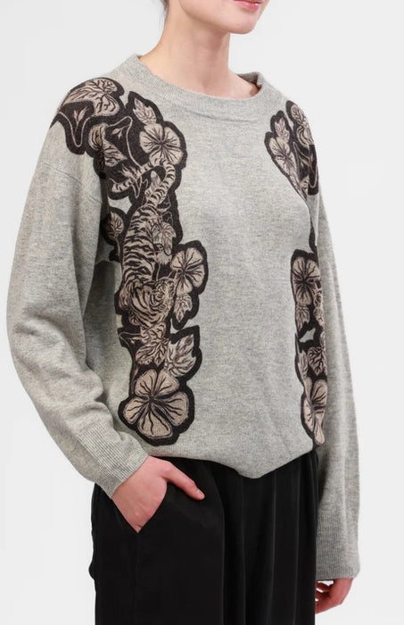 Las Surenas Bloosom Sweater - Grey