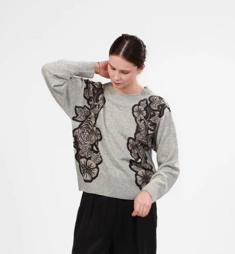 Las Surenas Bloosom Sweater - Grey