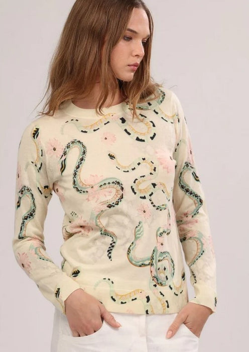 Las Surenas Cashmere Full Snakes Sweater