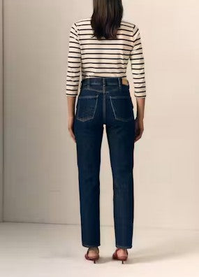 Le Jean High Rise Cowboy Slim Jeans - Rinse