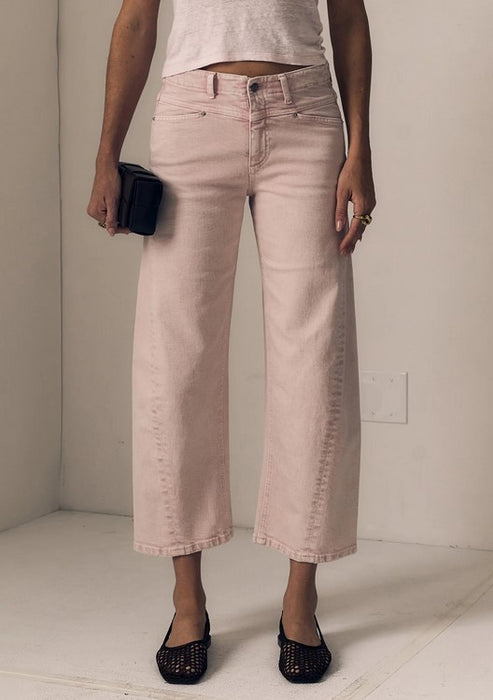 Le Jean Selena Crop Jeans - Petal Pink
