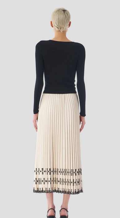 Le Superbe Pleats to Meet You Skirt - Off White
