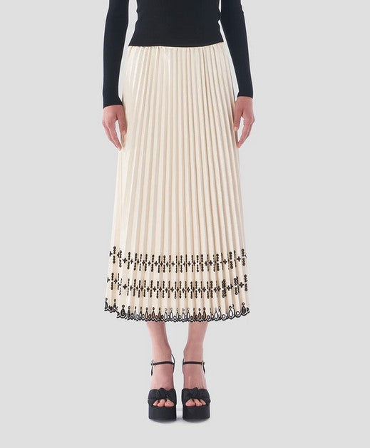 Le Superbe Pleats to Meet You Skirt - Off White