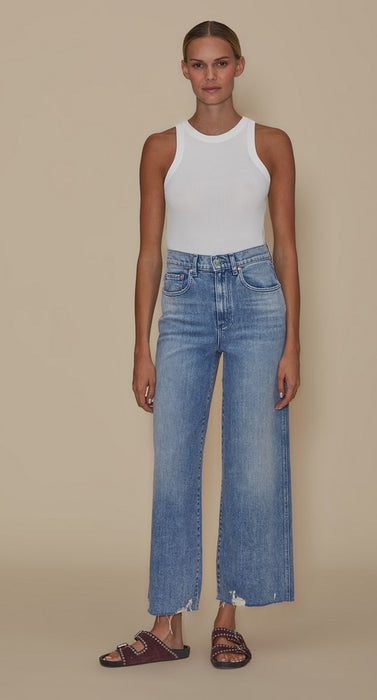 Le Jean Juliette Wideleg Ankle Jeans - Beach House