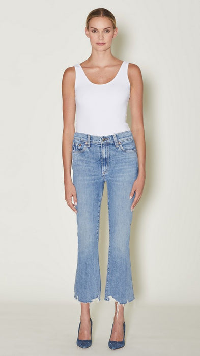 Le Jean Bella Crop Flare - Beach House