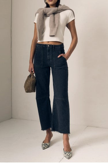 Le Jean Utility Soft Barrel - Fade To Black