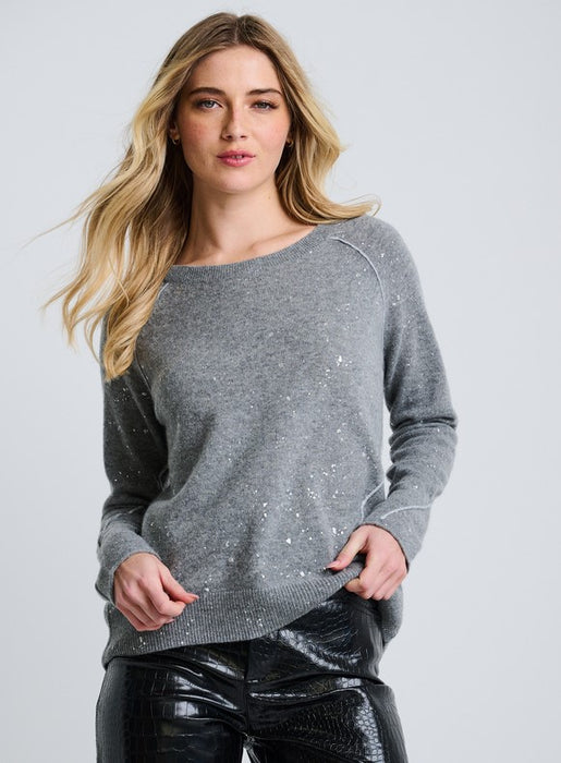 Lisa Todd Diamond Dust Sweater - Fog