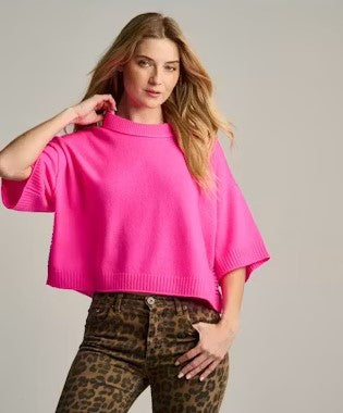 Lisa Todd Crew Mate Cashmere Sweater - Pink