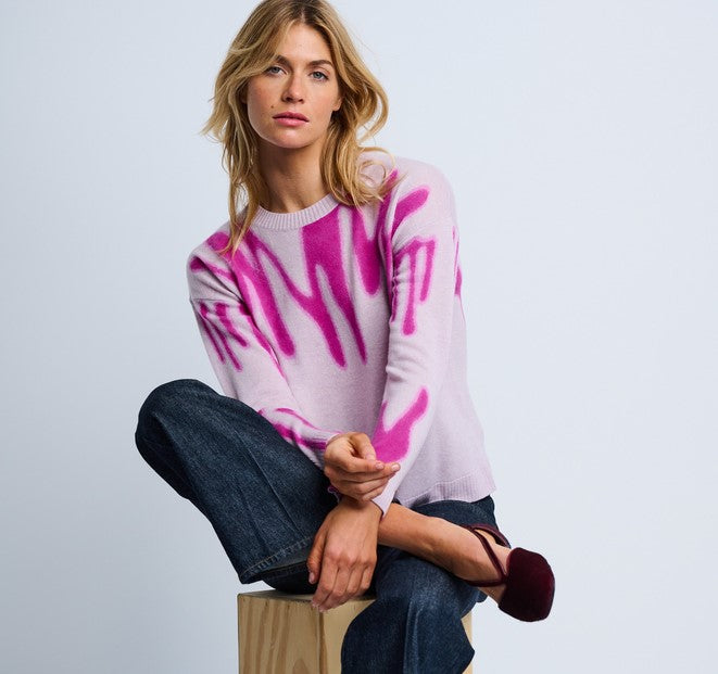 Lisa Todd Freeform Cashmere Sweater - Lilac