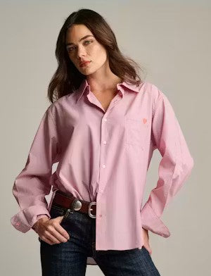 Lisa Todd Stripe To Me Shirt - Red/White