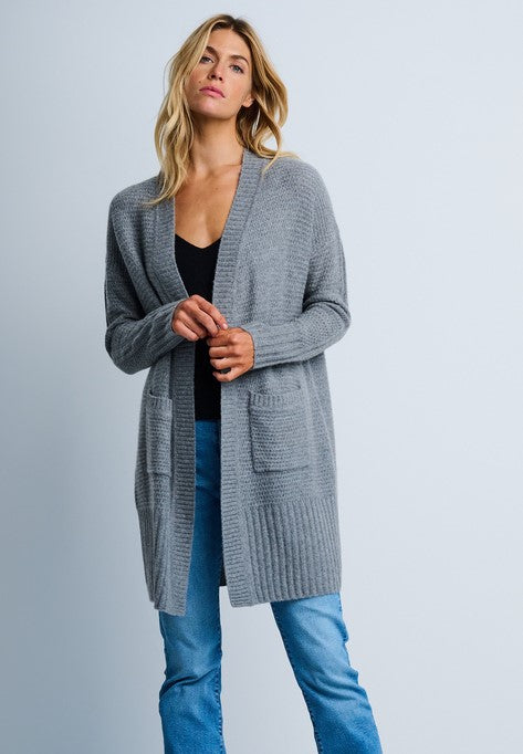 Lisa Todd Suble Luxury Cardigan - Fog