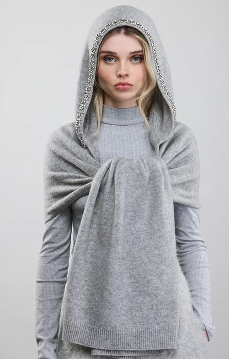 Maison Izzy Prism Scarf - Light Grey