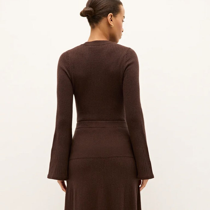 Marie Oliver Carrey Top - Cacao