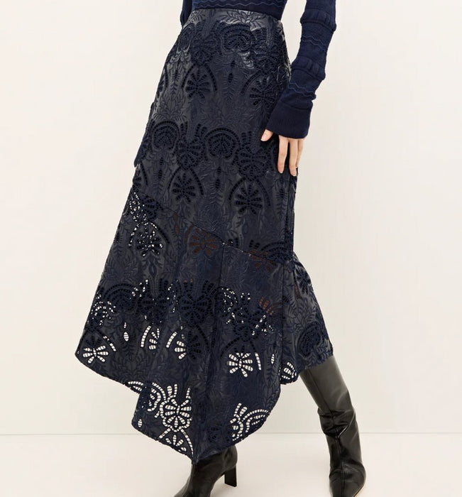 Marie Oliver Casey Skirt - Naval