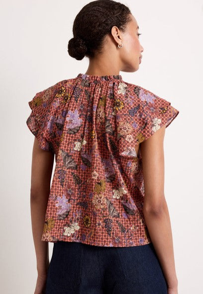 Marie Oliver Hartley Top - Cassia Print