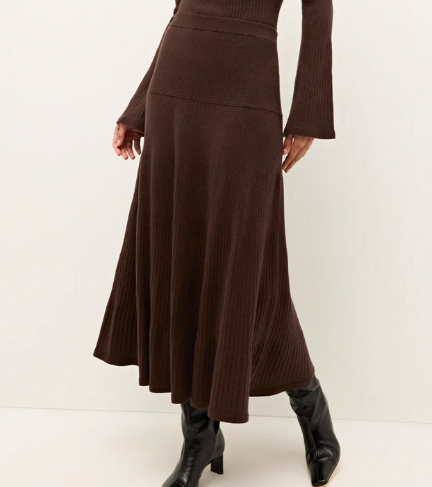 Marie Oliver Kaylan Skirt - Cacao