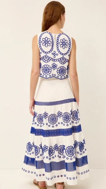 Marie Oliver Quelle Skirt - BlueJay
