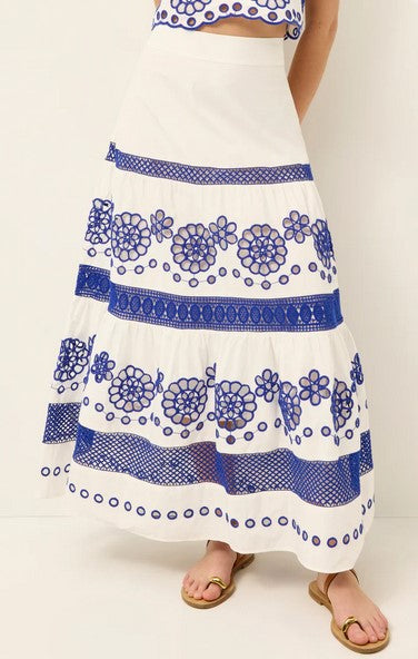 Marie Oliver Quelle Skirt - BlueJay